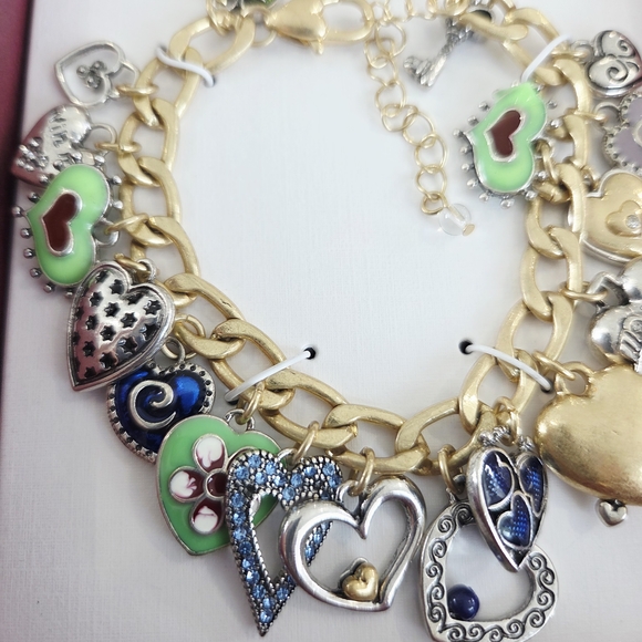 Piper K Hearts Charm Bracelet - Picture 4 of 4
